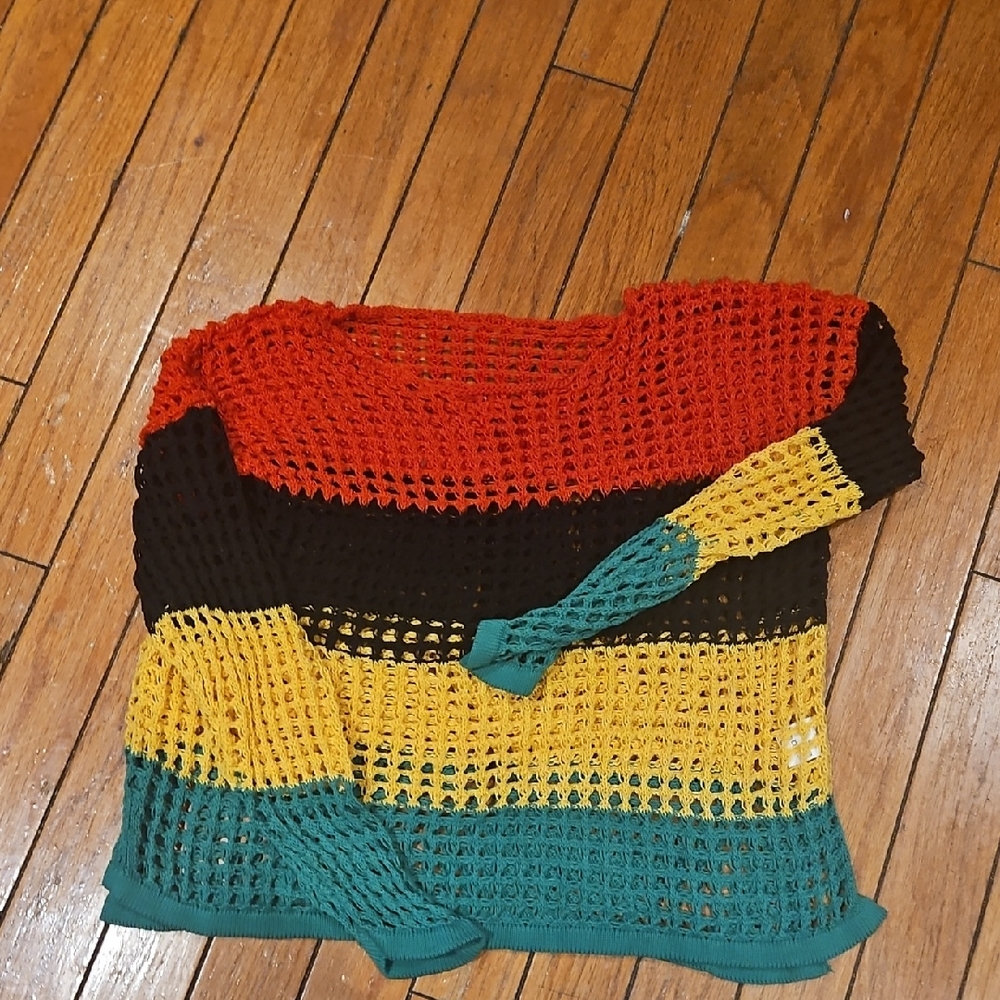 Colorful Striped Women's Sweater